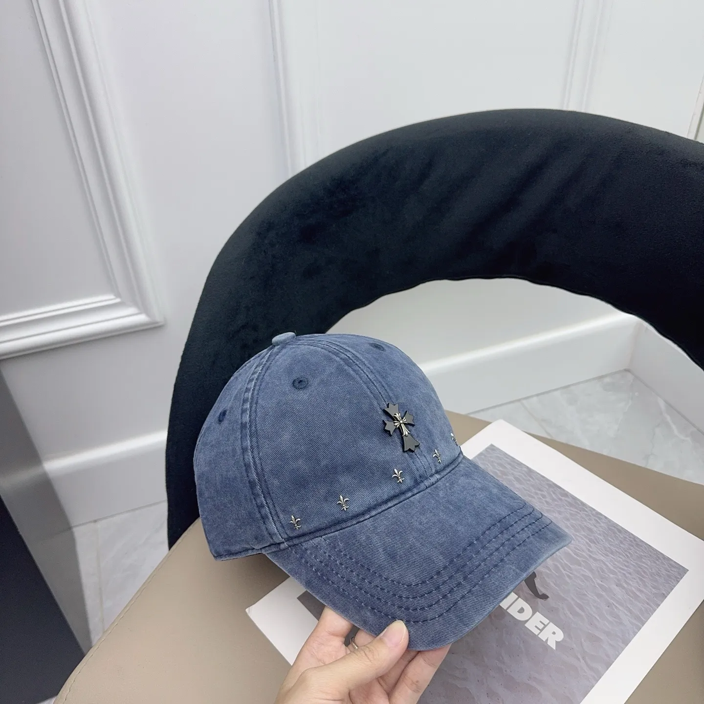 Crow Heart✝️ Heavy Industry High Quality Baseball Cap Premium Color‼ ️